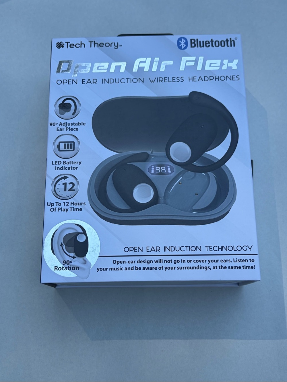 Theory Open Air Flex Bluetooth Wireless Headphones - Black